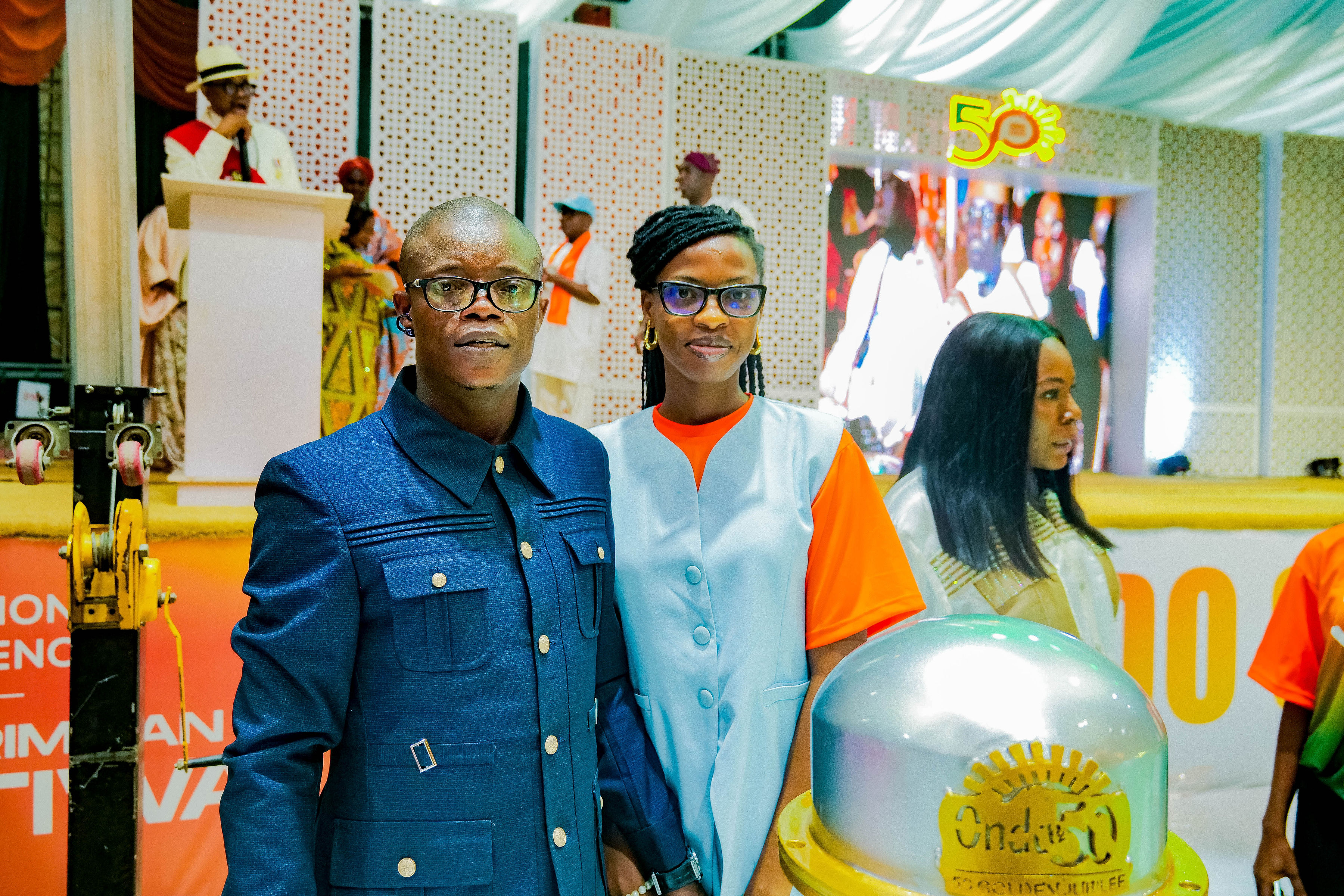 Picture with the Senior Special Assistant to the Governor on Youth Empowerment