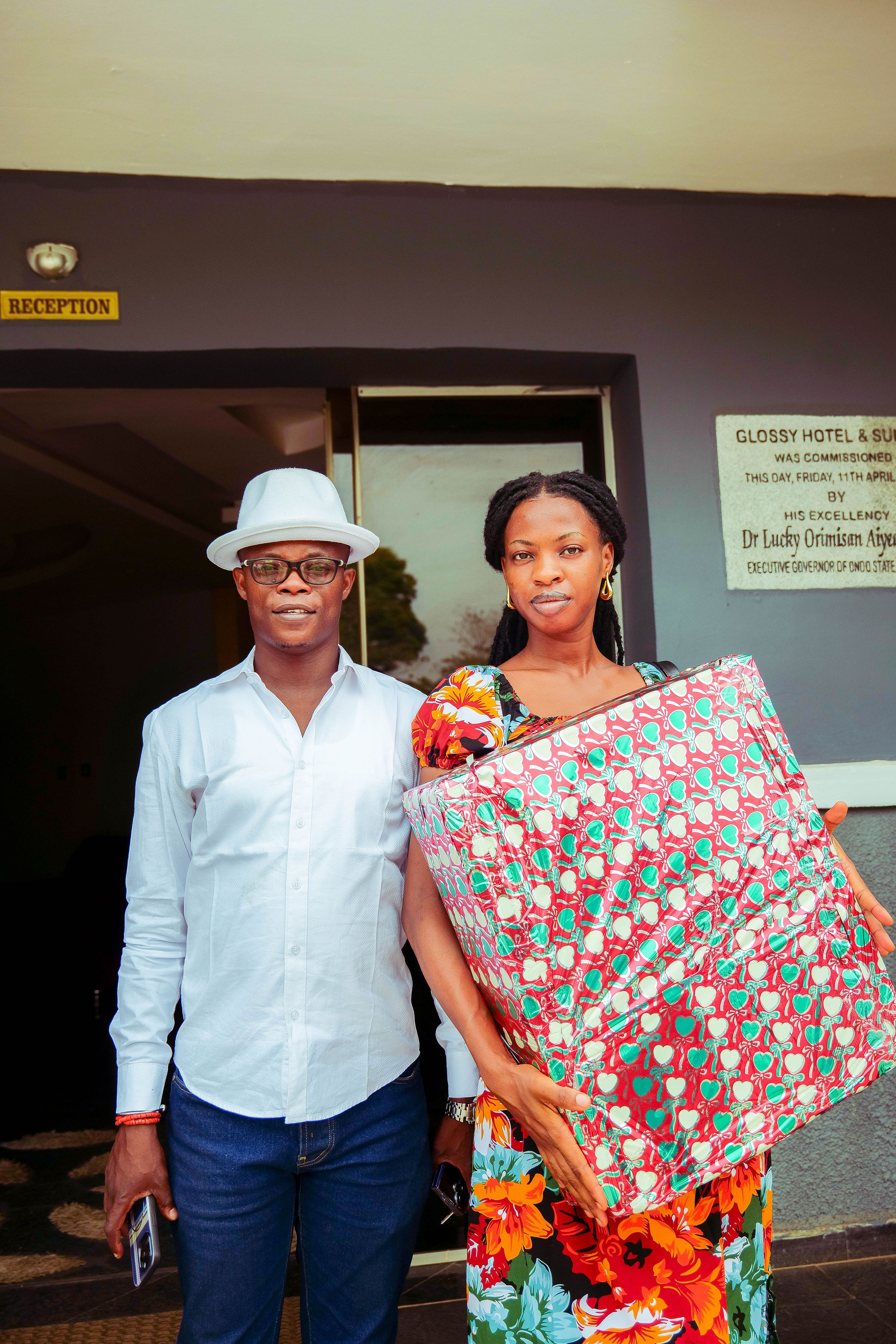 Proudly carrying my gift
